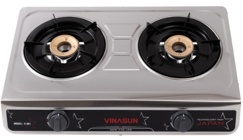 Bếp gas đôi inox VINASUN V-361