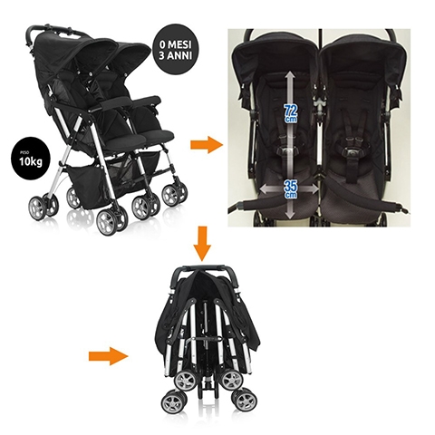 Có xe đẩy trẻ em sinh đôi nào dưới 10kg không các mẹ?