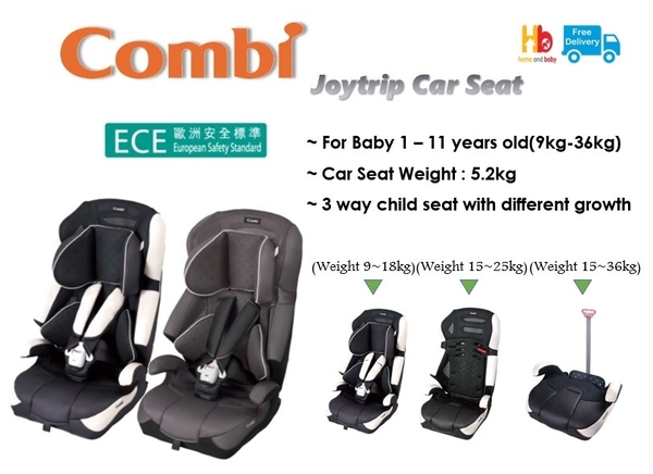 Ghế ngồi ô tô Combi Joytrip cũ và Combi Joytrip Plus mới, có gì khác nhau?