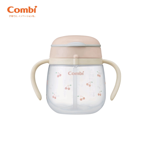 Bình nước Combi LakuMug bước 6 dung tích 240ml Cherry