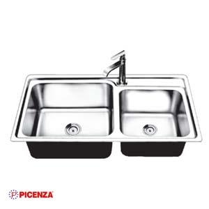 Chậu rửa bát Inox Picenza PZ7643 (dày 0,6mm)