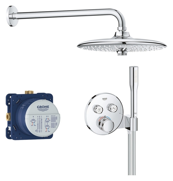 Sen tắm âm tường ổn nhiệt Grohe Smart Control 34744000