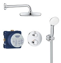 Bộ sen âm tường ổn nhiệt Tempesta 210 Grohe 34727000