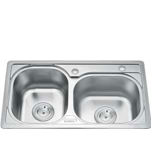 Chậu rửa bát Gorlde B211 (2 hố lệch)