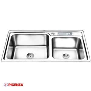 Chậu rửa bát Inox Picenza PZ 8043B (có cài dao)