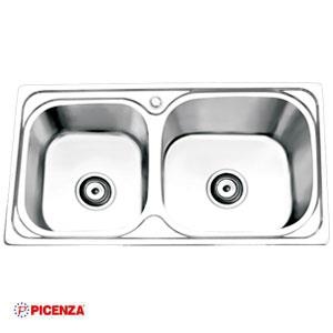 Chậu rửa bát Inox Picenza TB1 (hai hố lệch)