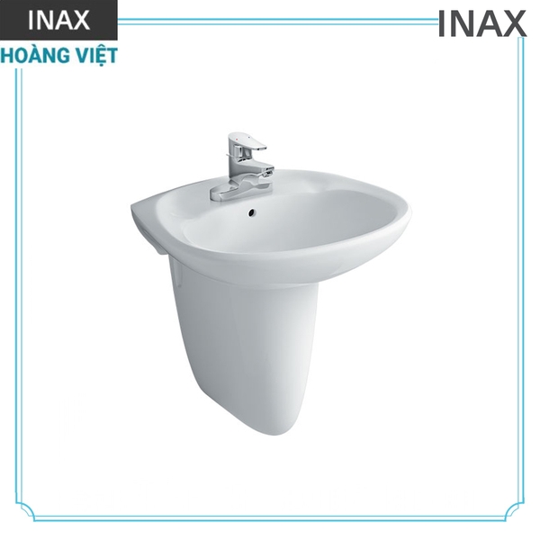 Chậu LAVABO chân lửng INAX L-284V & L-284VC