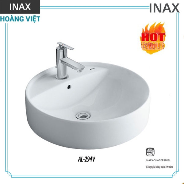 Chậu Lavabo đặt bàn đá INAX AL-294V hot sale