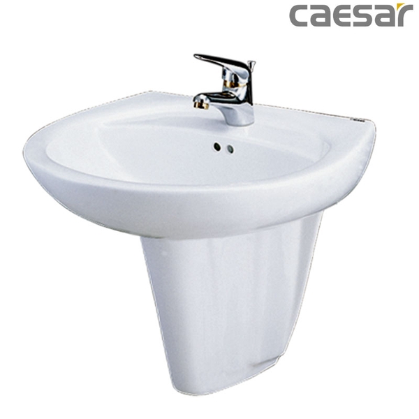 Chậu Rửa Lavabo CAESAR Kèm Chân Treo L2220/P2436
