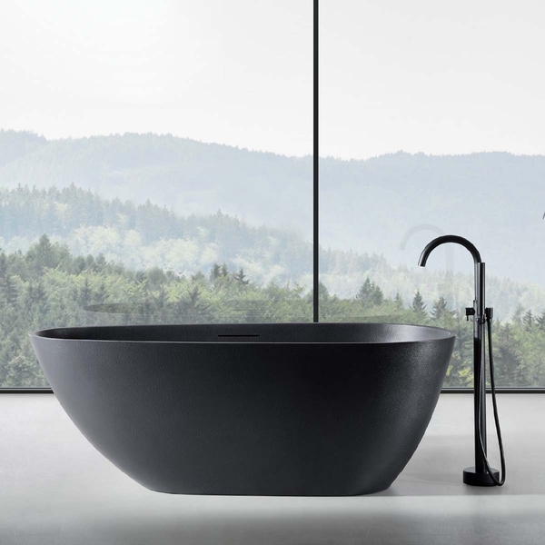 Bồn Tắm MOWOEN Mô Phỏng Đá Tự Nhiên ELLIS MW003-Matt Black