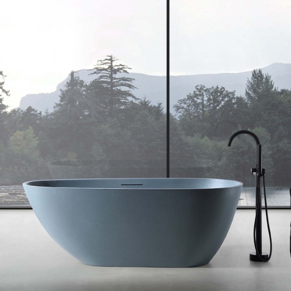 Bồn Tắm MOWOEN Mô Phỏng Đá Tự Nhiên ELLIS MW003-Matt Gray