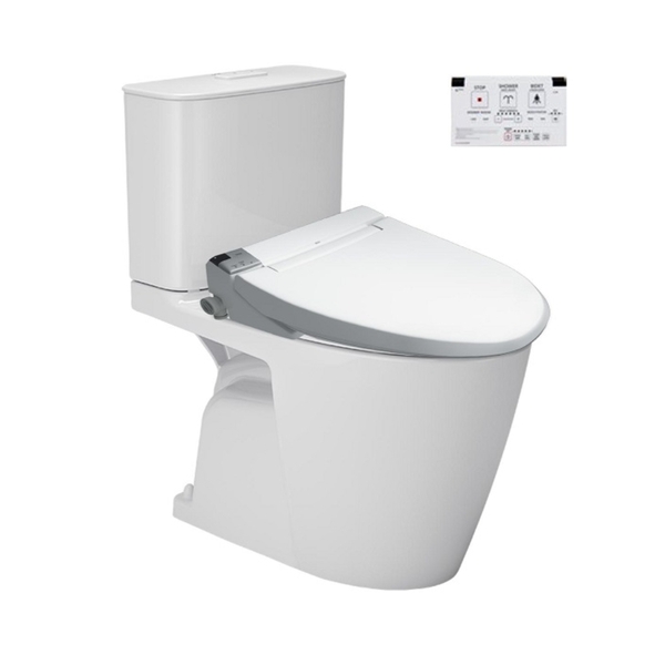 BỒN CẦU INAX AC-602 + NẮP RỬA ĐIỆN TỬ CW-KA22AVN