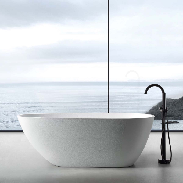 Bồn Tắm MOWOEN Mô Phỏng Đá Tự Nhiên ELLIS MW003-Matt White