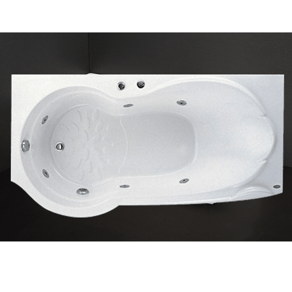 Bồn Tắm Massage Caesar MT3180L(R)A Chân Yếm Dài 1.8M