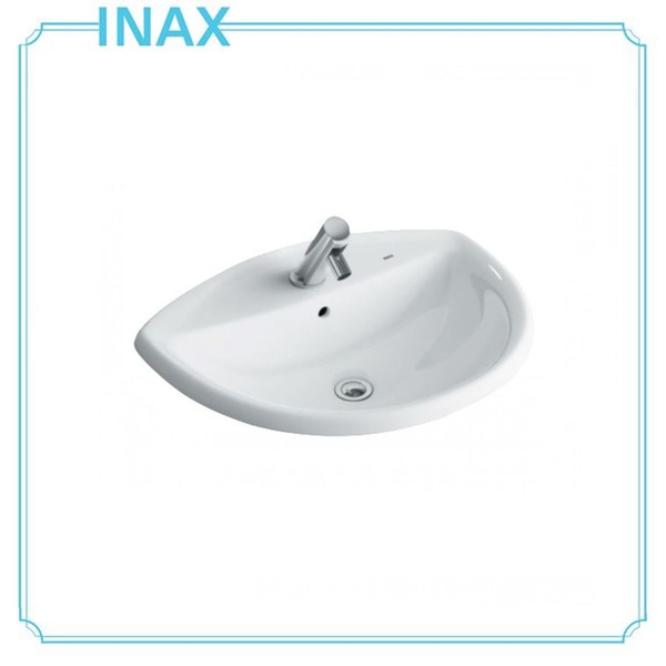Chậu lavabo dương bàn đá inax L-2396V