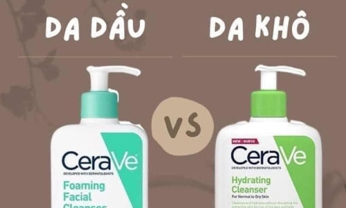 Review chân thực về sữa rửa mặt cho da khô và da dầu CeraVe