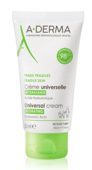 Kem dưỡng ẩm hàng ngày cho da nhạy cảm A-Derma Hydrating Universal Cream 50ml