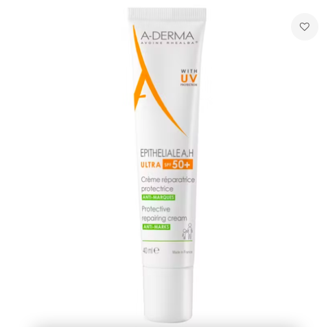 Kem chống nắng dưỡng ẩm, phục hồi cho da nhạy cảm A-Derma Epitheliale A.H Ultra SPF50+ 40ml
