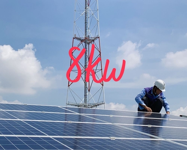 Báo giá mới 2021 điện năng lượng mặt trời áp mái 8kw thi công trọn gói