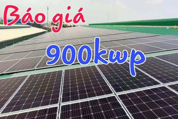 điện mặt trời 900kw