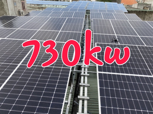 Báo giá hệ thống điện mặt trời 730kw