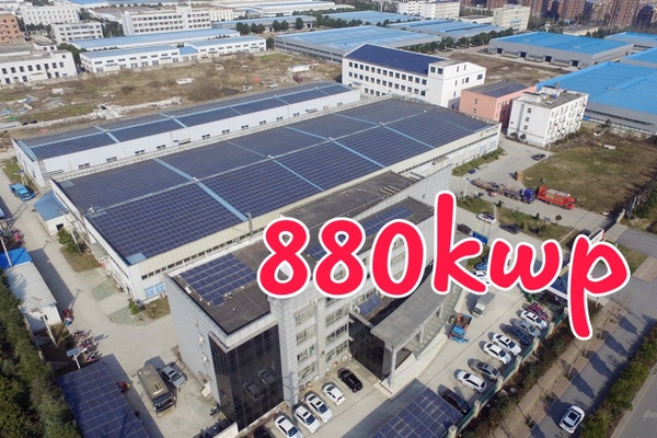 Báo giá hệ thống điện mặt trời 880kw