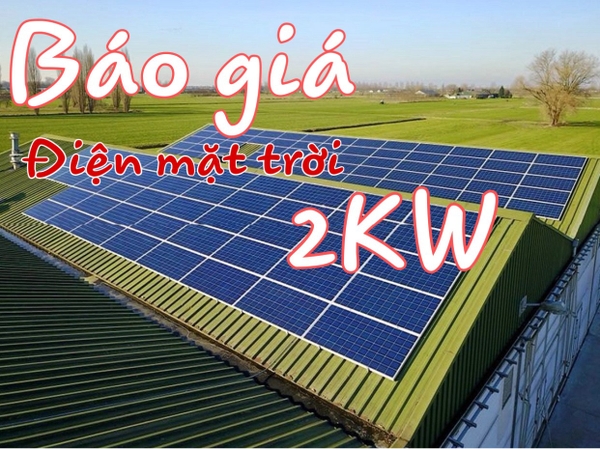 Báo giá nhà máy điện mặt trời Solar 2mw