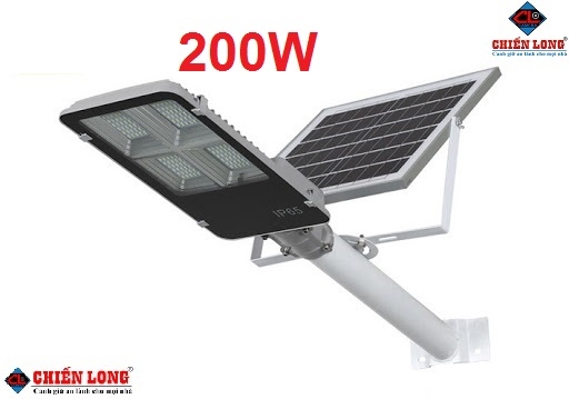 Đèn đường năng lượng mặt trời 200W