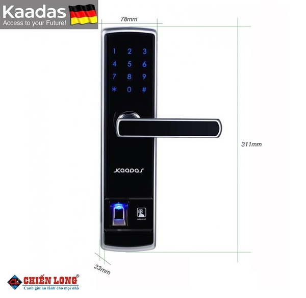 Khóa cửa vân tay KAADAS 5155 - Sản phẩm KAADAS 5155