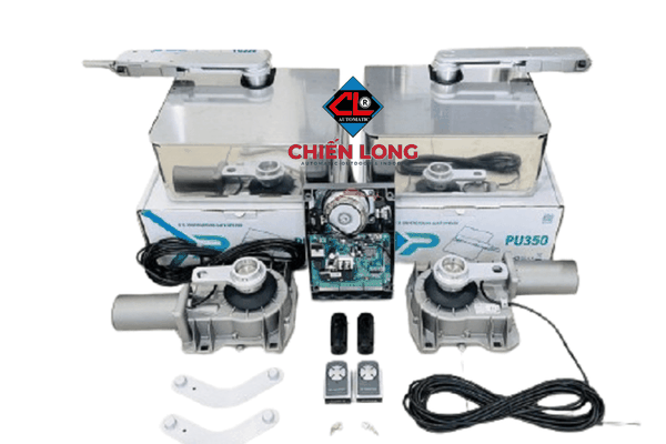 Motor âm sàn cho cổng xoay tự động Powertech PU350 ( Đế Inox 304)