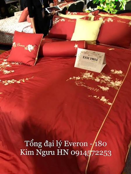 Bộ chăn ga ESM 19014 chụp tự nhiên