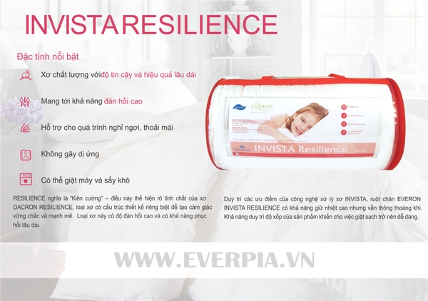 Đặc tính tốt của ruột chăn Everon INVISTA RESILIENCE