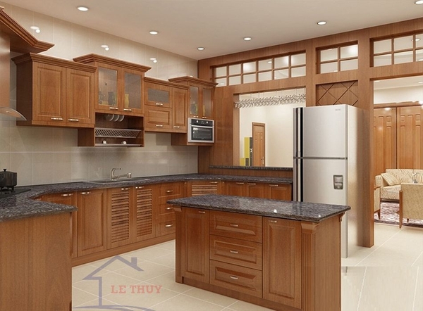 Màu tủ bếp hiện đại, sang trọng cho không gian bếp người Việt