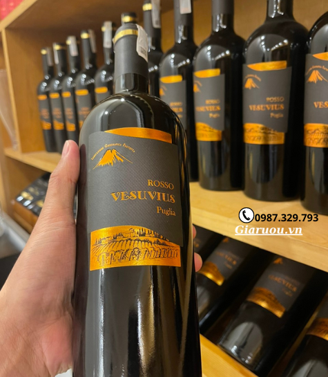 BÁN VANG Ý VESUVIUS ROSSO PUGLIA 15 ĐỘ RẺ NHẤT HÀ NỘI