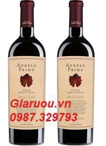 Vang Ý ANGELO PRIMO PUGLIA NERO DI TROIA hương vị quyến rũ khó cưỡng