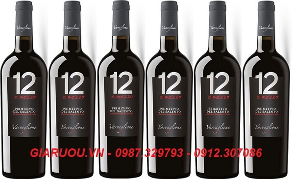 GIÁ RƯỢU VANG Ý 12 PRIMITIVO DEL SALENTO