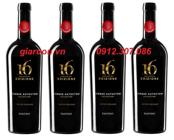 VANG Ý 16 EDIZIONE LIMITED RELEASE UỐNG NGON GIÁ RẺ NHẤT TẠI GIARUOU.VN