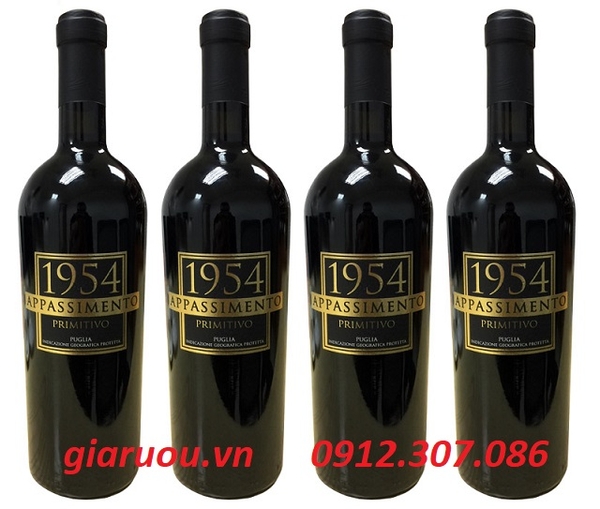 VANG Ý 1954 APPASSIMENTO PRIMITIVO BÁN CHẠY NHẤT GIÁ CỰC TỐT