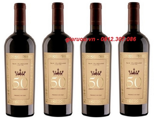 BÁN VANG Ý 50 ANNIVERSARIO SAN MARZANO CHÍNH HÃNG GIÁ CỰC TỐT