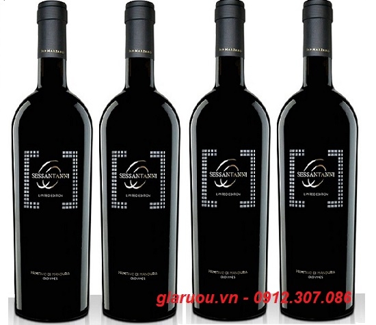 CHUYÊN CUNG CẤP VANG Ý 60 SESSANTANNI LIMITED EDITION GIÁ CỰC RẺ