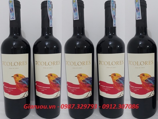 NHÀ PHÂN PHỐI ĐỘC QUYỀN VANG CHILE 7COLORES TẠI VIỆT NAM