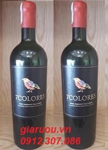 VANG CHILE 7 COLORES ICON CABERNET SAUVIGNON CHÍNH HÃNG GIÁ RẺ NHẤT