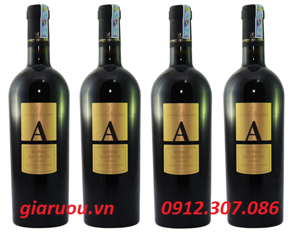 VANG Ý A ROSSO SALENTO BLEND CHUYÊN LÀM QUÀ BIẾU GIÁ TỐT NHẤT