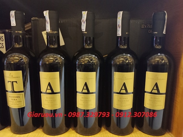 NHÀ PHÂN PHỐI ĐỘC QUYỀN RƯỢU VANG Ý A ROSSO SALENTO BLEND