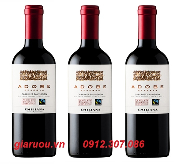 PHÂN PHỐI VANG CHILE ADOBE RESERVA CABERNET SAUVIGNON GIÁ RẺ NHẤT