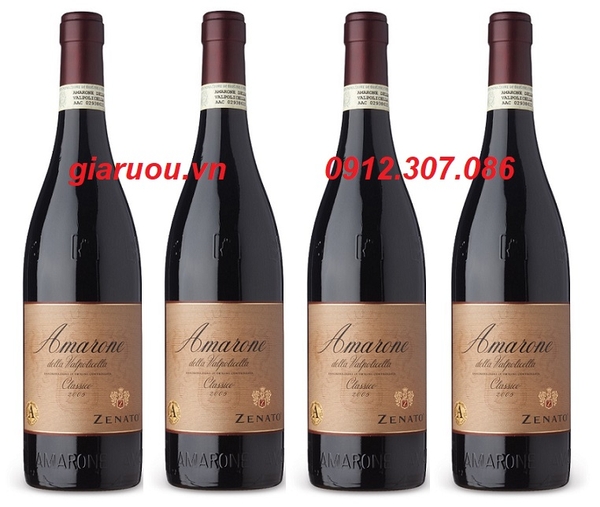 BÁN VANG Ý ZENATO AMARONE DELLA VALPOLICELLA CLASSICO CHÍNH HÃNG