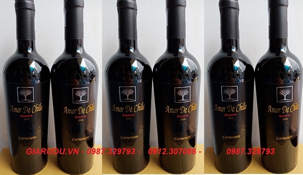 Kết quả hình ảnh cho vang chile amor de chile RESERVA CARMENERE