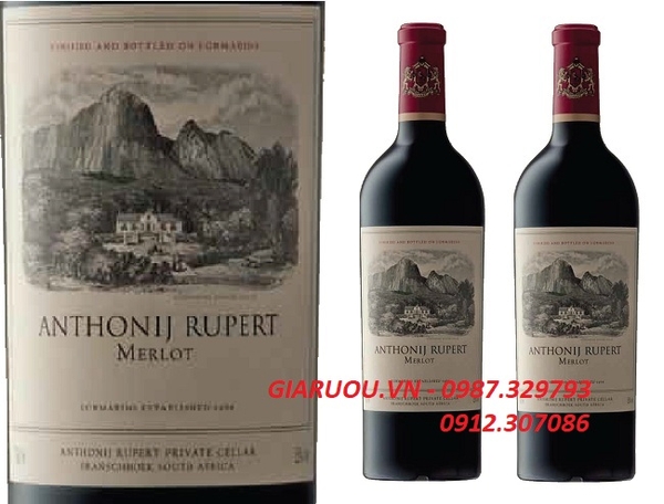 BÁN VANG NAM PHI ANTHONIJ RUPERT MERLOT GIÁ CỰC RẺ