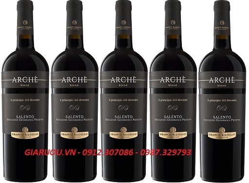 RƯỢU VANG Ý NGON NHẤT ARCHE BLEND, ARCHE PRIMITIVO DI MANDURIA