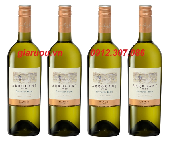 VANG PHÁP ARROGANT FROG MAS SAUVIGNON BLANC THÍCH HỢP CHO PHÁI ĐẸP